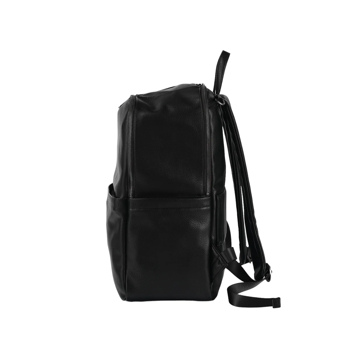 OiOi Multitasker Nappy Backpack - Black Vegan Leather - Image 8