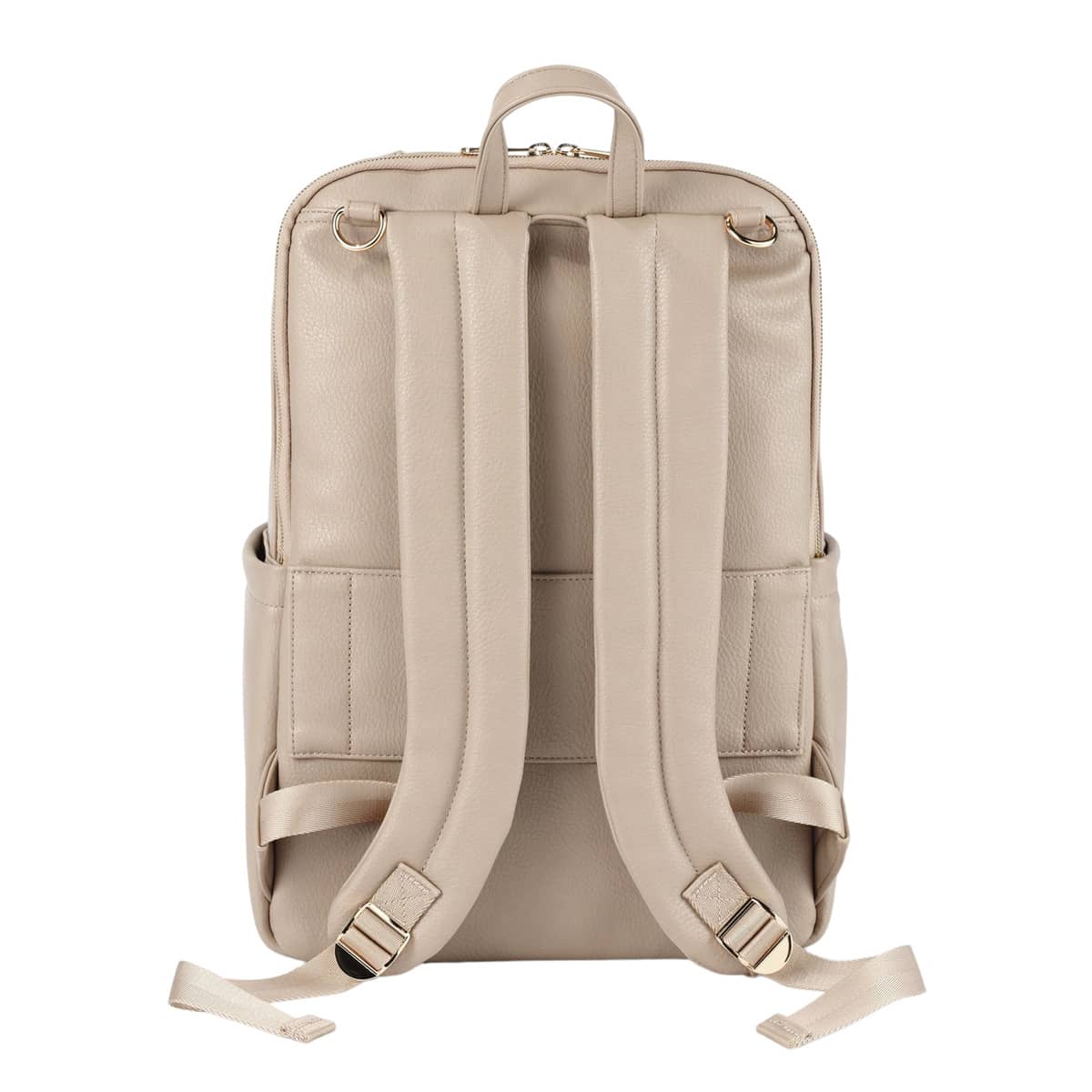 OiOi Multitasker Nappy Backpack - Oat Vegan Leather - Image 7