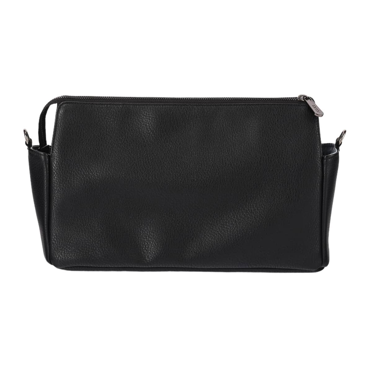 OiOi Multitasker Pram Caddy 2.0 - Black Vegan Leather - Image 12