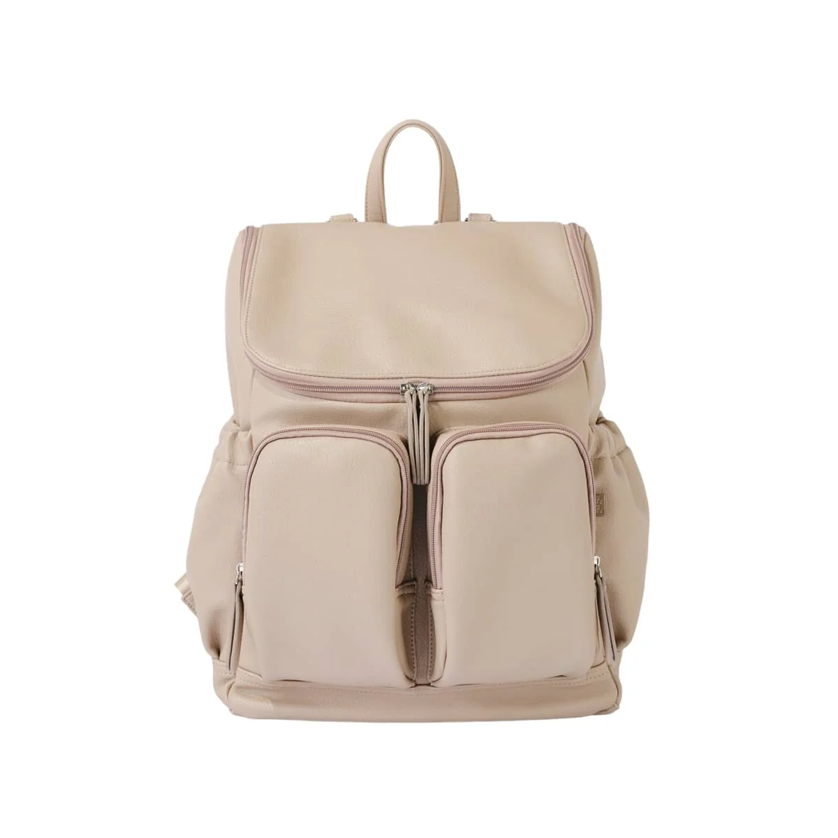 OiOi Signature Nappy Backpack - Oat Vegan Leather