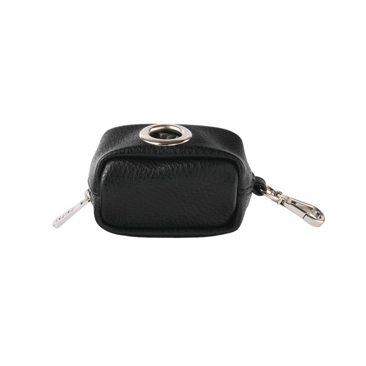 OiOi Waste Bag Dispenser - Black Vegan Leather - Image 3