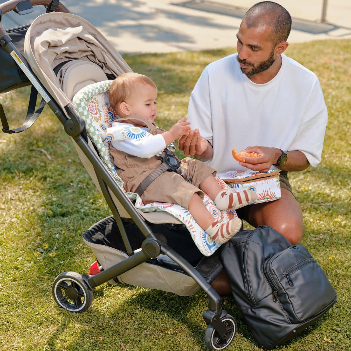 OiOi Multitasker Nappy Backpack - Black Weatherproof - Image 6