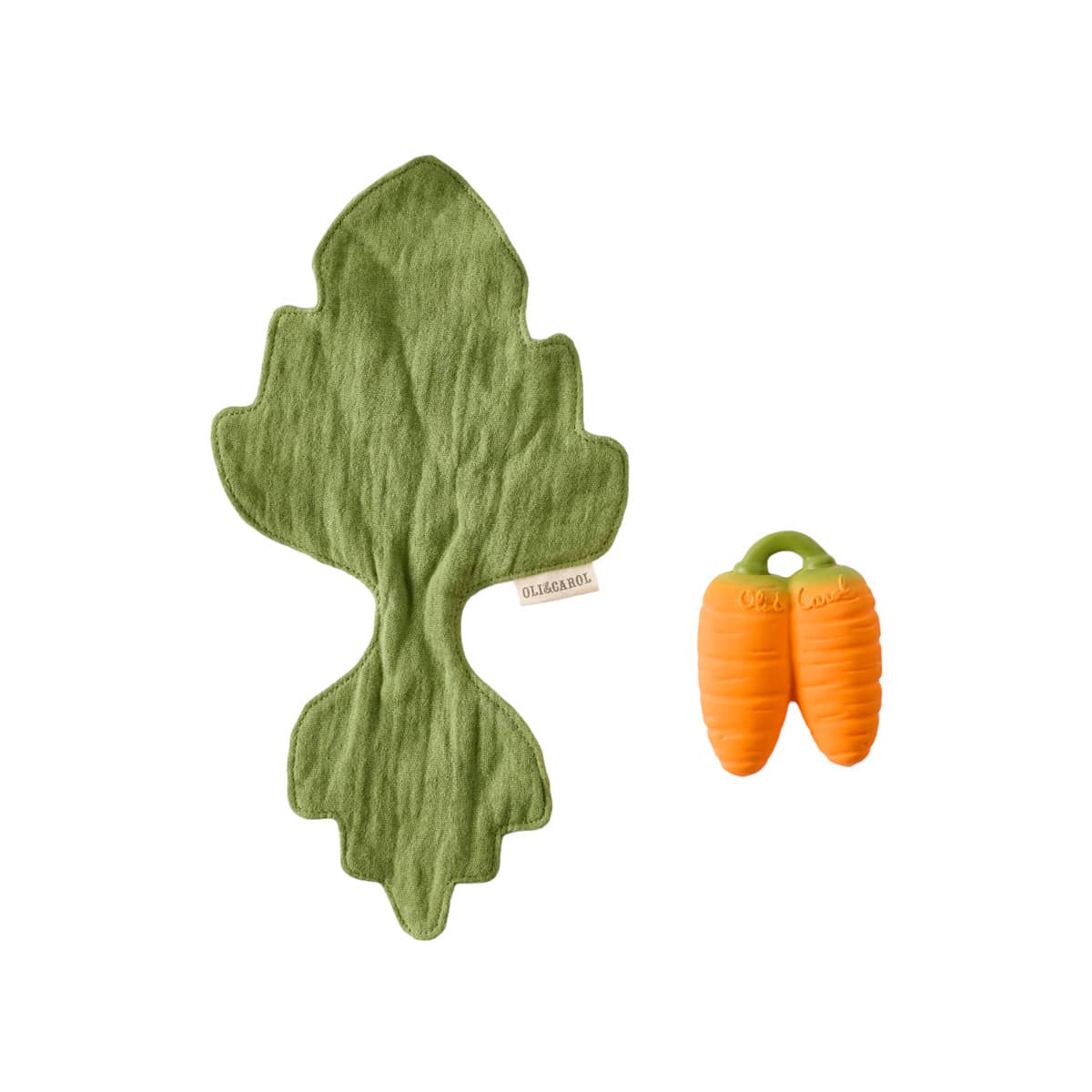 Oli & Carol Mini Doudou Teether - Cathy the Carrot - Image 4