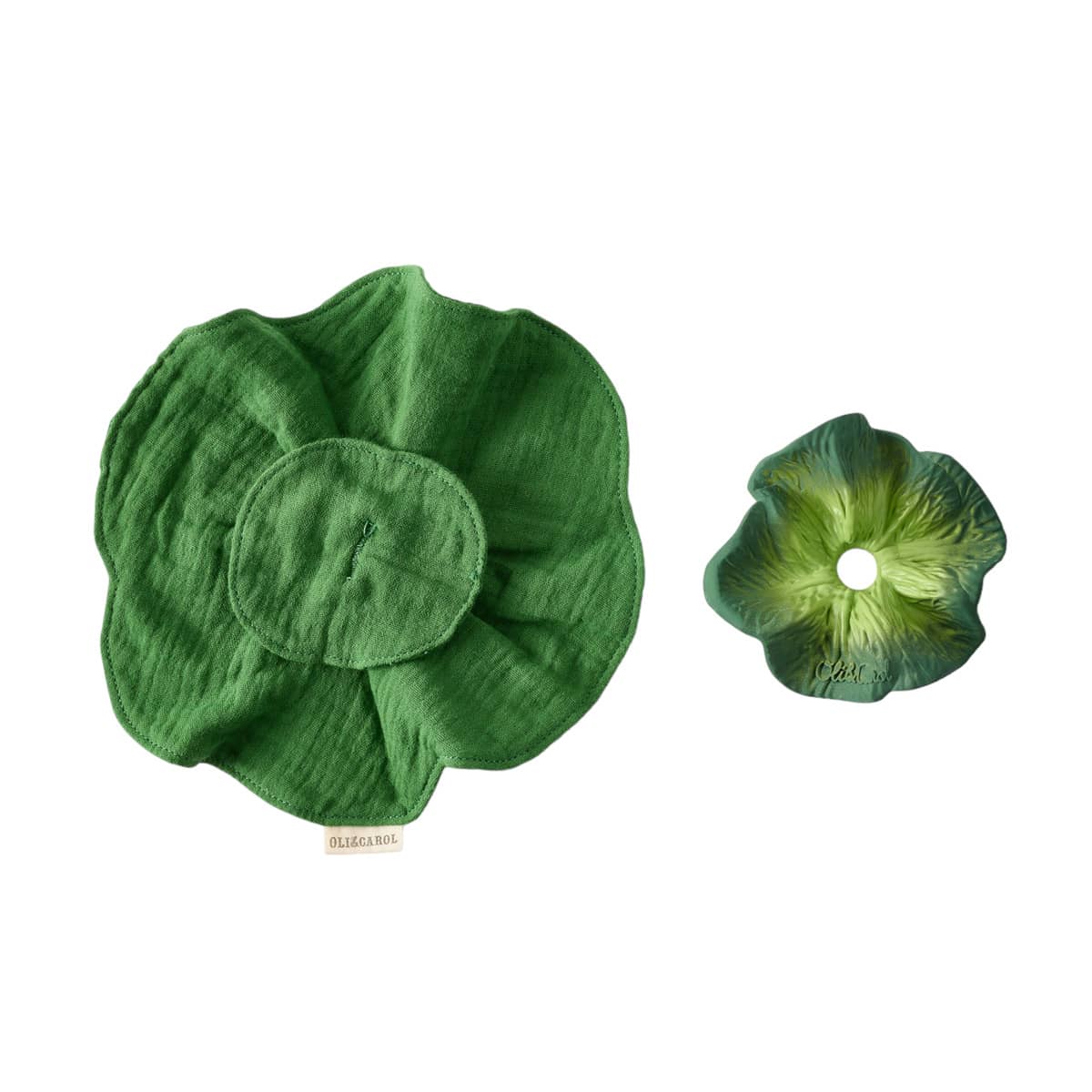 Oli & Carol Mini Doudou Teether - Kendall the Kale - Image 6