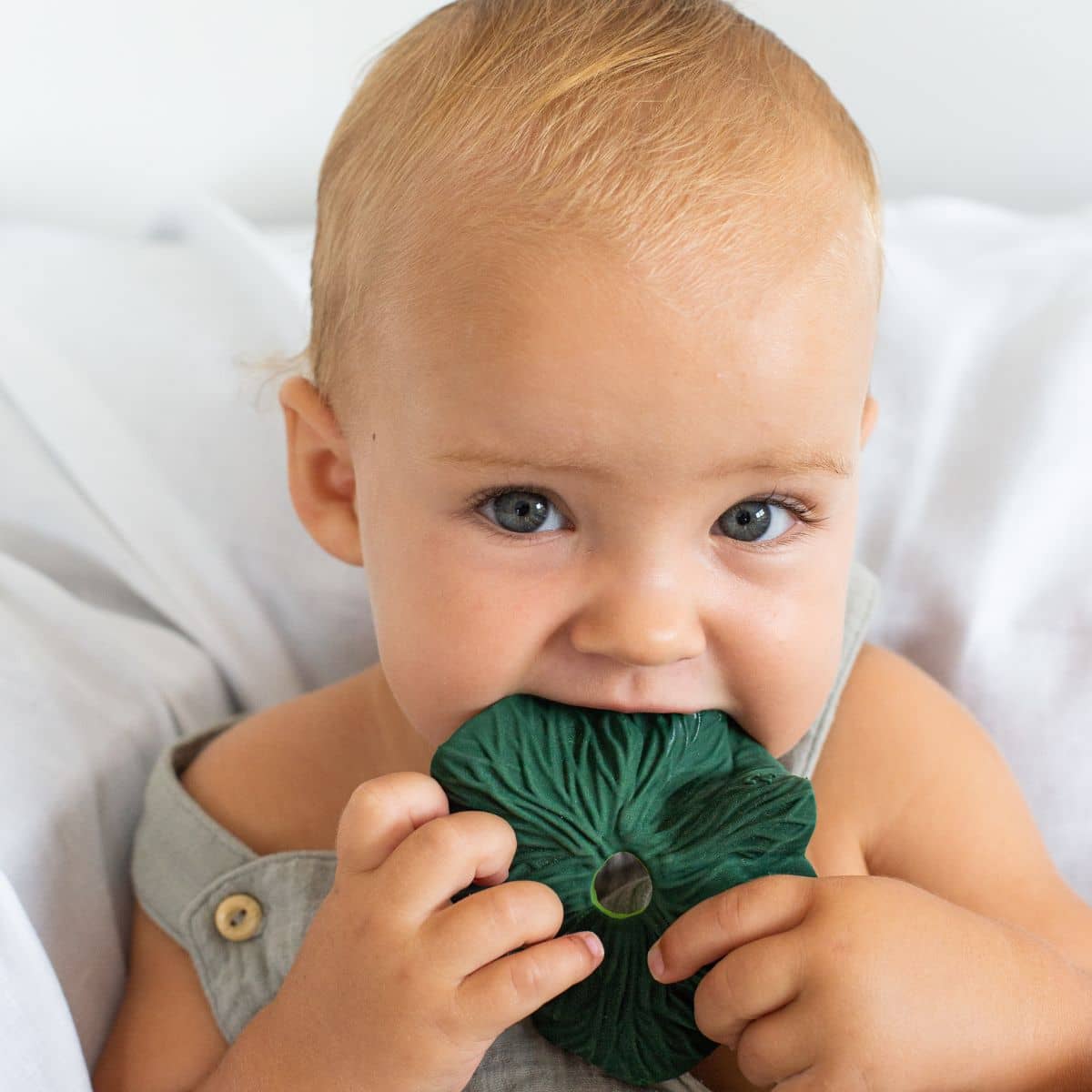 Oli & Carol Mini Doudou Teether - Kendall the Kale - Image 7