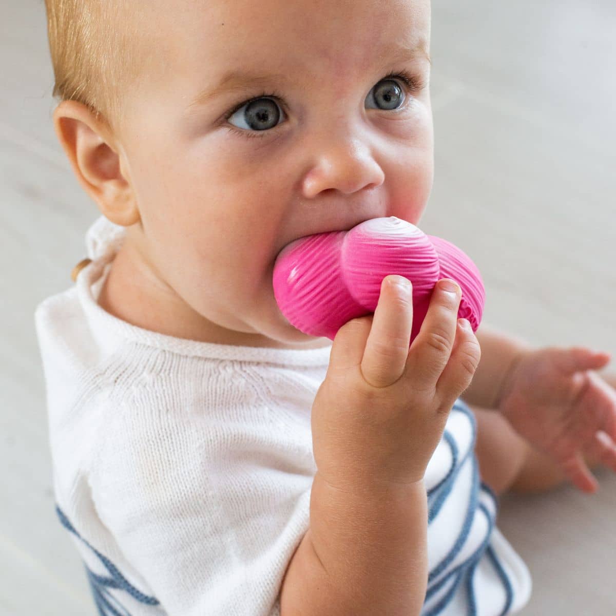 Oli & Carol Mini Doudou Teether - Ramona the Radish - Image 7