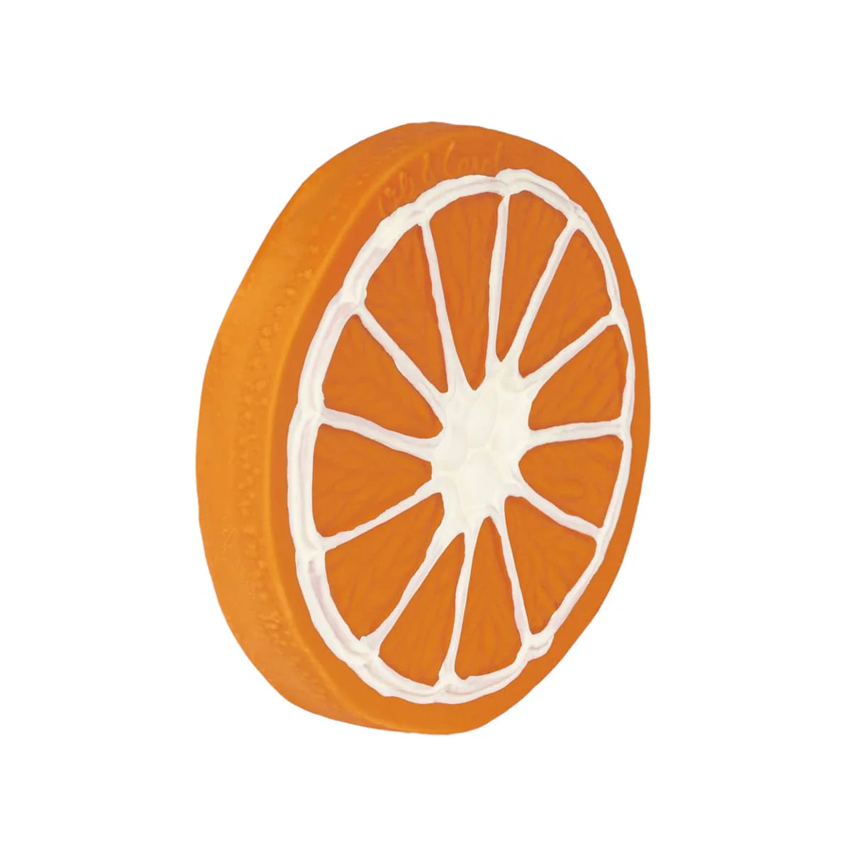 Oli & Carol Natural Rubber Teether - Clementino the Orange - Image 8