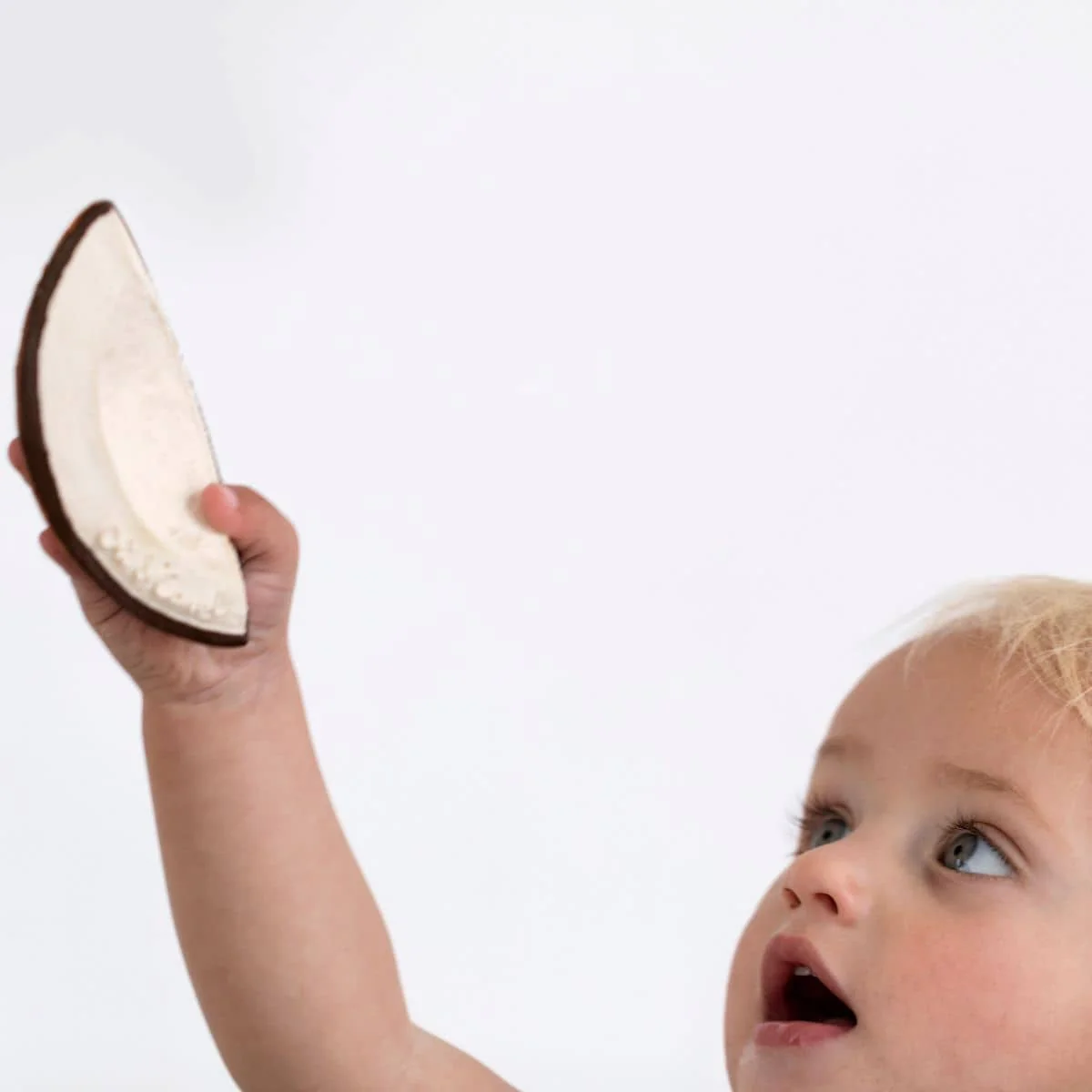 Oli & Carol Natural Rubber Teether - Coco the Coconut - Image 3