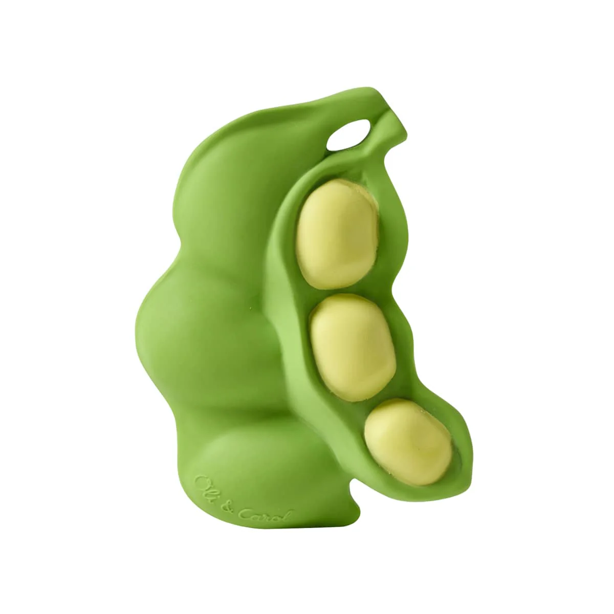 Oli & Carol Natural Rubber Teether - Keiko the Edamame