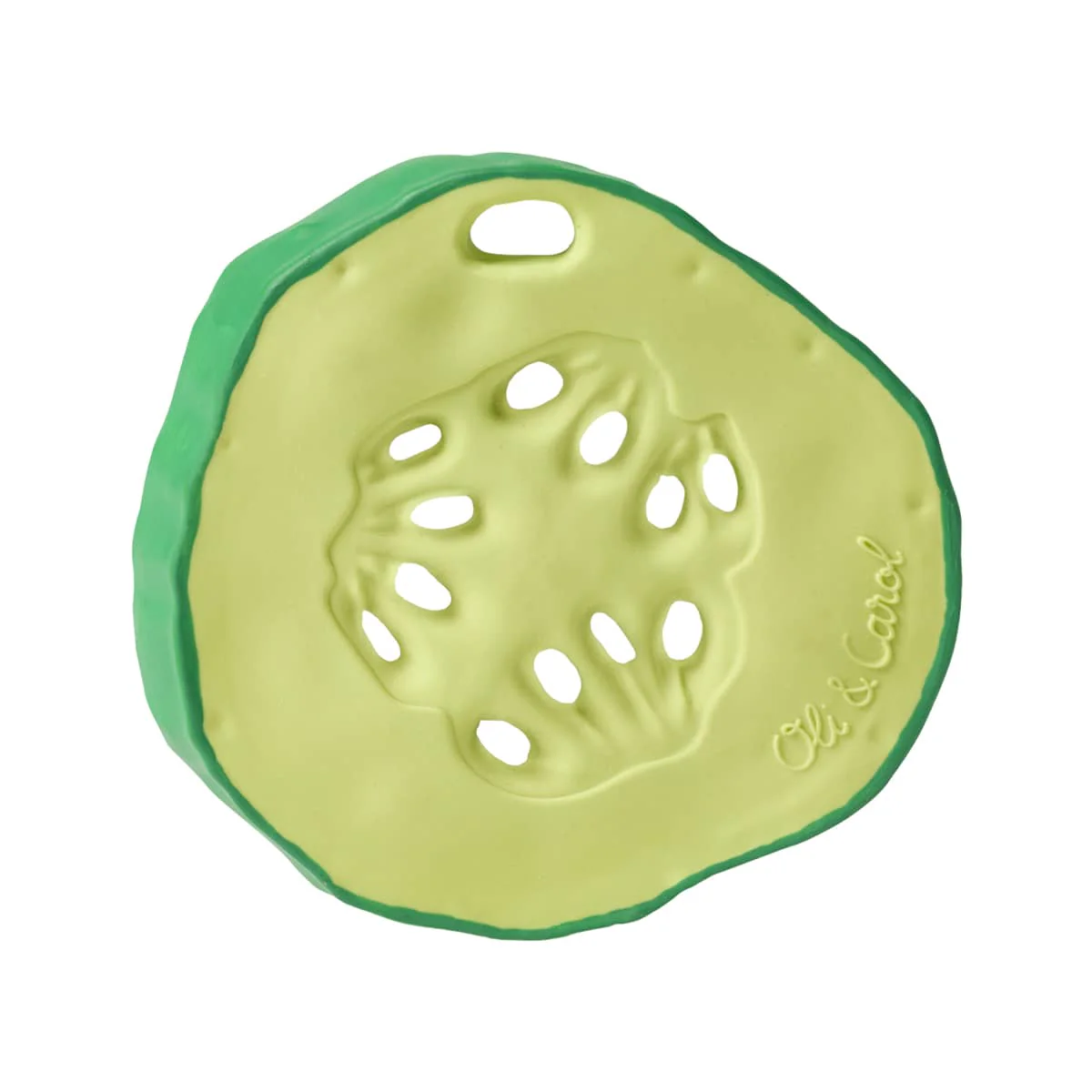 Oli & Carol Natural Rubber Teether - Pepino the Cucumber