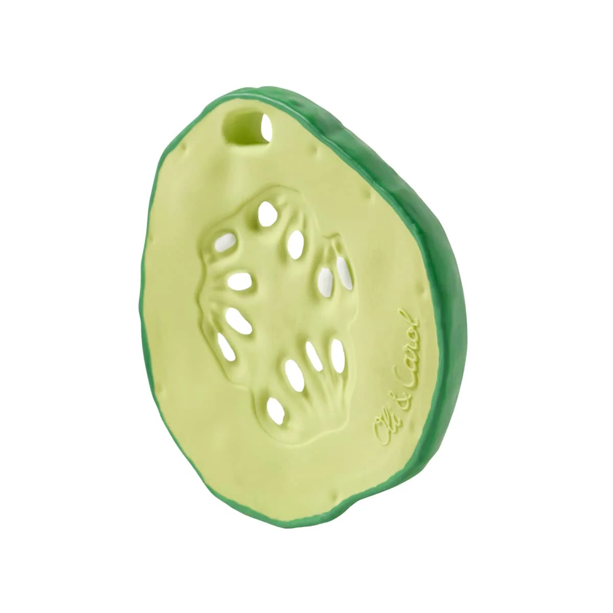 Oli & Carol Natural Rubber Teether - Pepino the Cucumber - Image 4