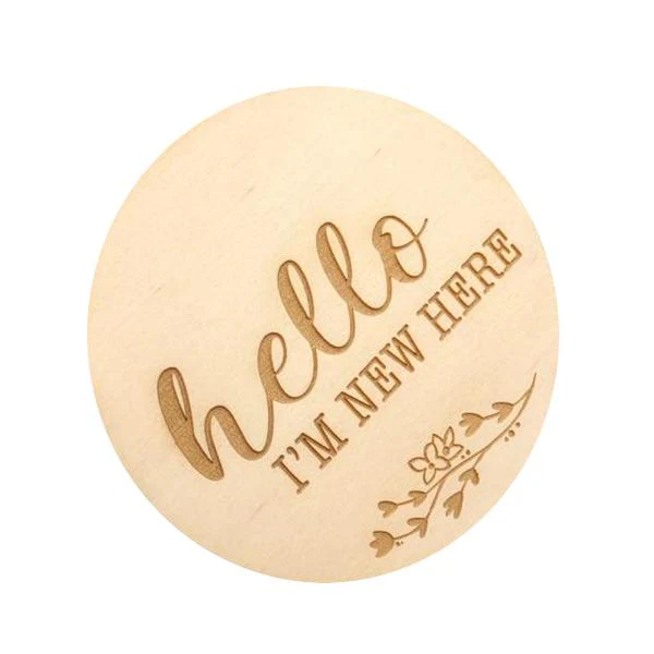 One.Chew.Three Wooden Milestone Plaque - 1pk - Image 9