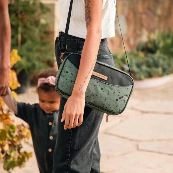 Petunia Pickle Bottom Companion Clutch - Olive Ink Blot - Image 2