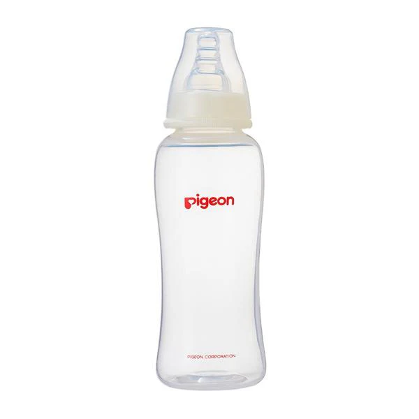 Pigeon Flexible Slim Neck Bottle - Clear PP - 250ml