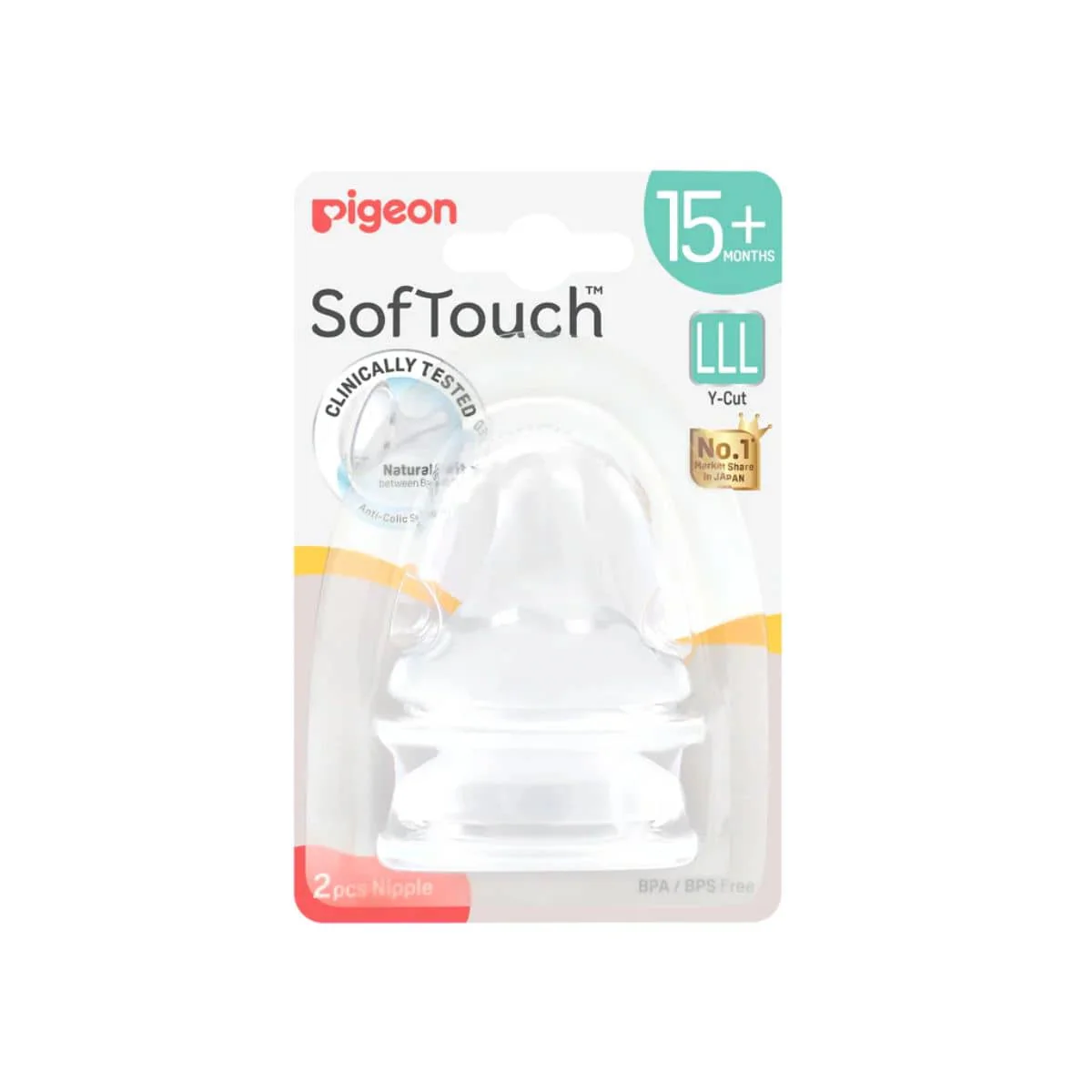 Pigeon SofTouch BPP Peristaltic Plus Wide Neck Teats - Image 11