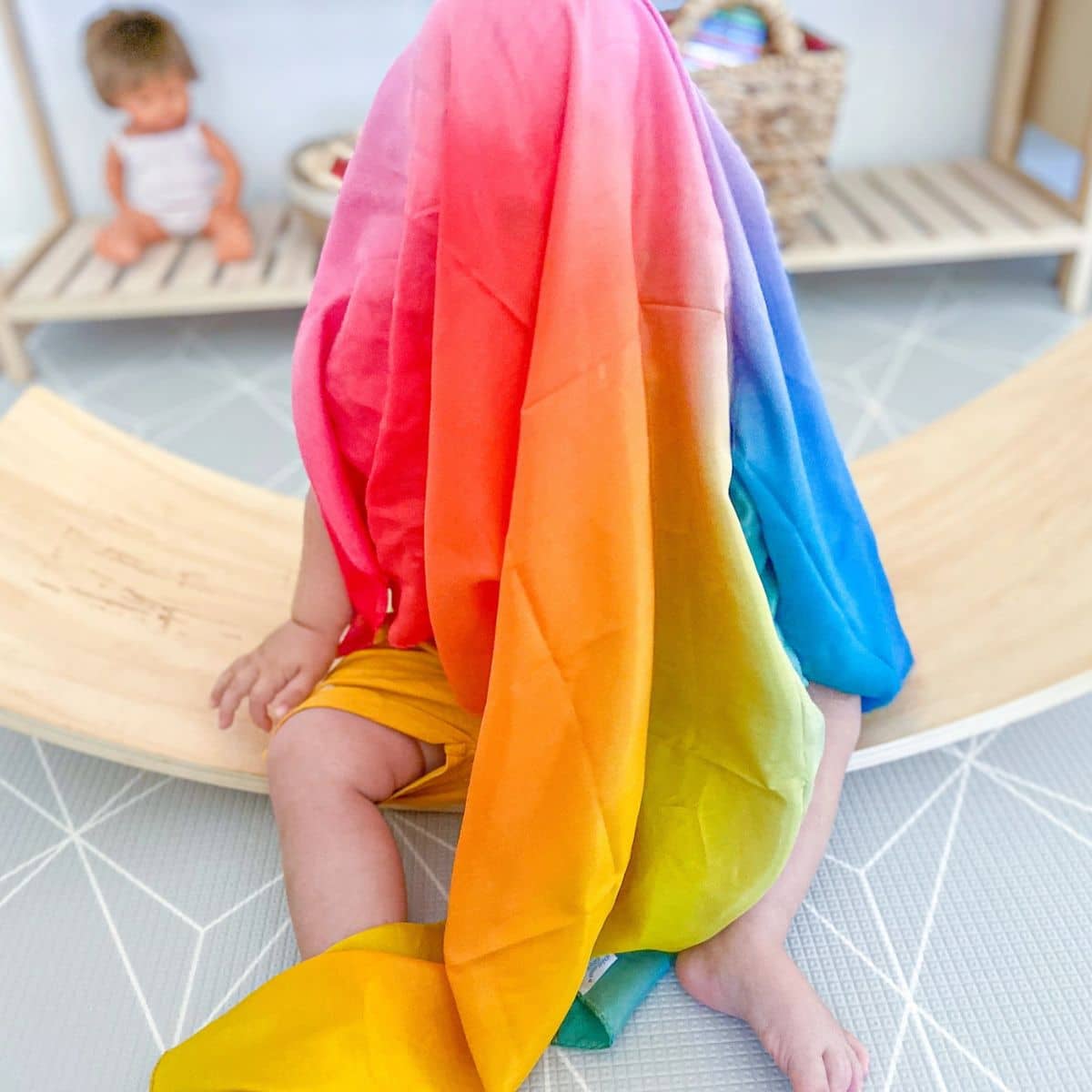 Play Silkies Regular Play Silk - Rainbow - Image 5