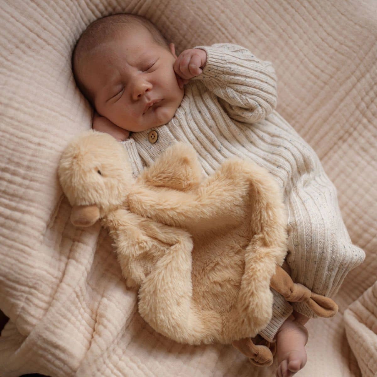 Pop Ya Tot Comforter Toy - Quacks the Duck - Image 2