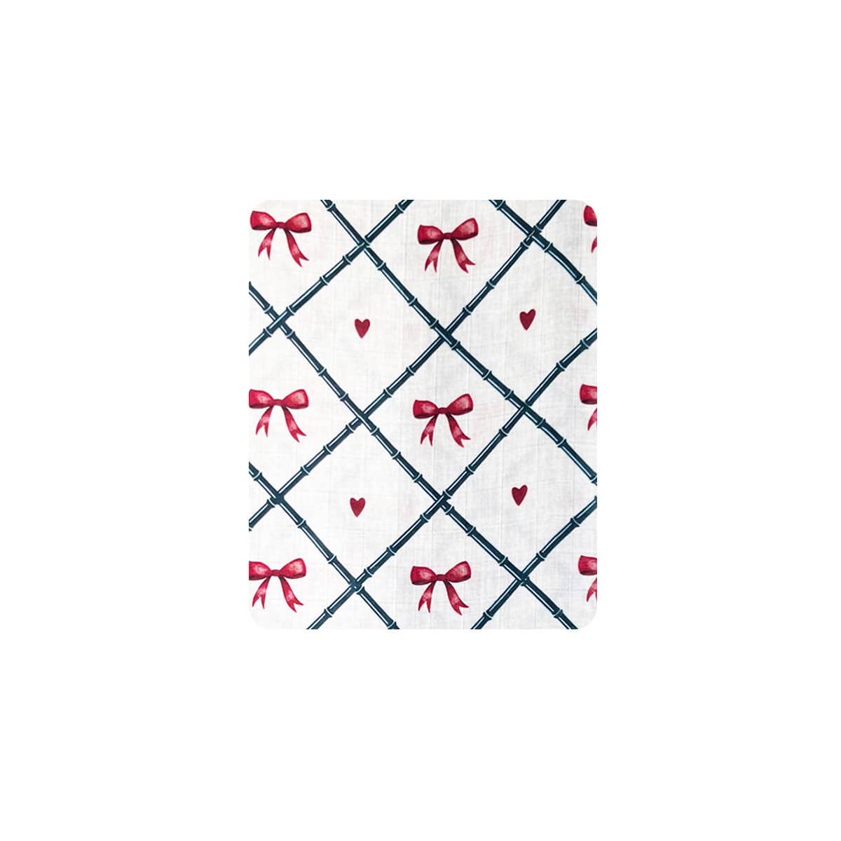 Pop Ya Tot Fitted Cotton Muslin Cot Sheet - Bow Peep