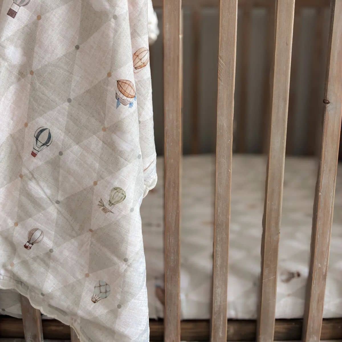 Pop Ya Tot Fur Lined Cot Blanket - Up and Away - Image 3