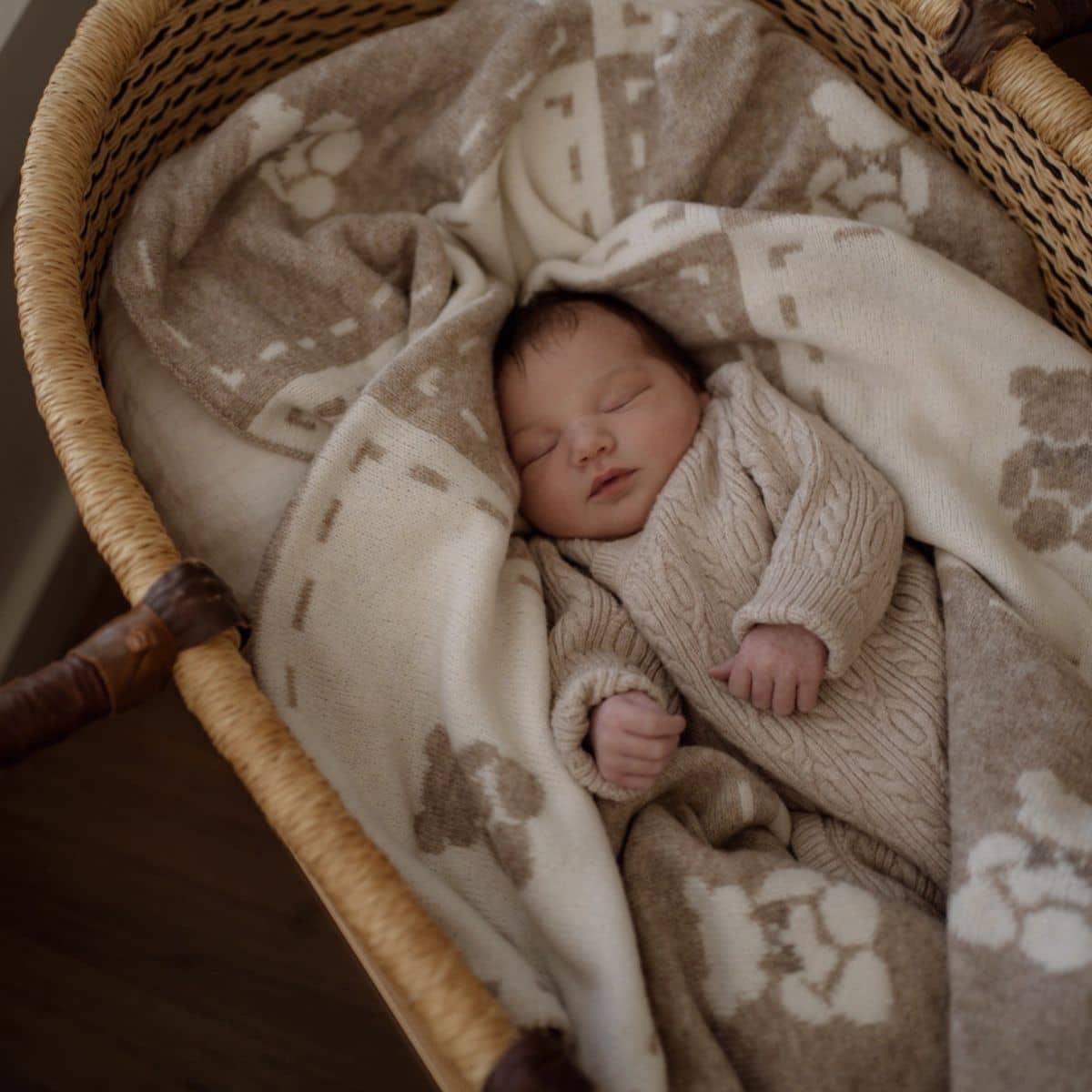 Pop Ya Tot Knitted Blanket - Little Ted - Image 2