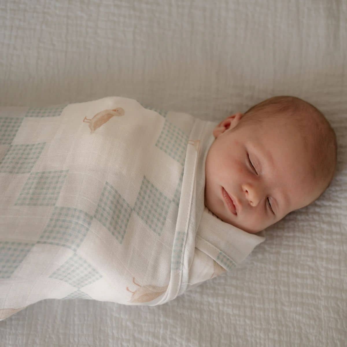 Pop Ya Tot Organic Cotton Swaddle Wrap - Goosey Gander - Image 5