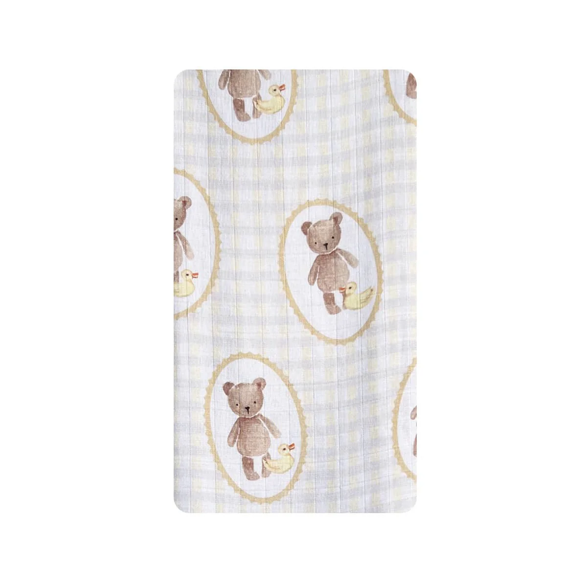 Pop Ya Tot Organic Cotton Swaddle Wrap - Ted & Duck