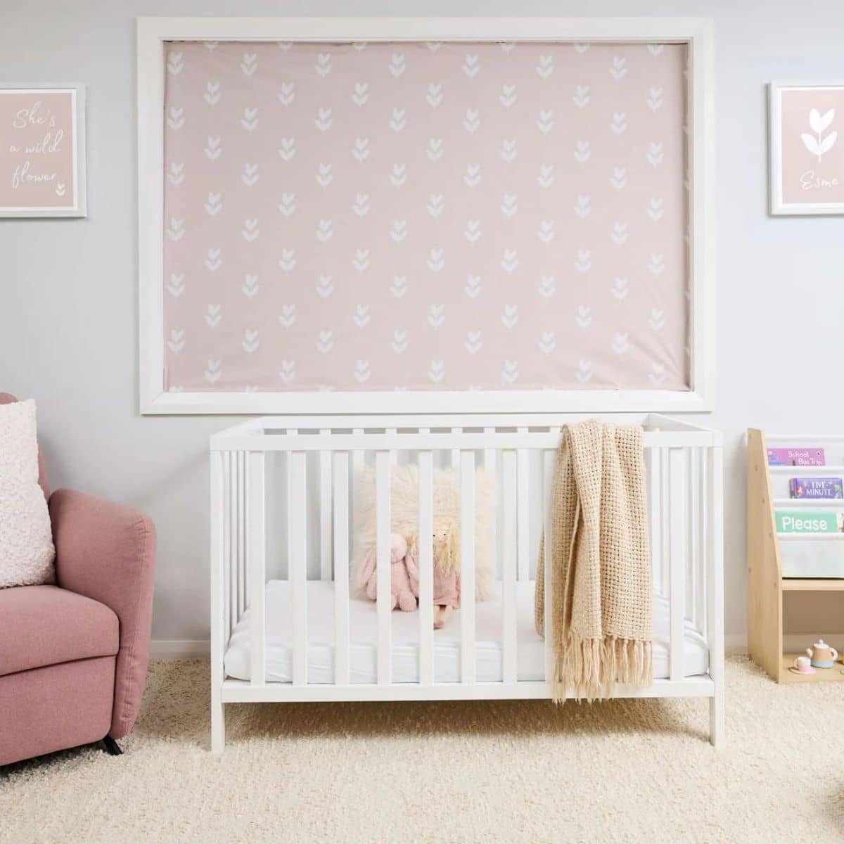 Porta Fox Cut to Size Blackout Blind - Petal Pink - Image 6
