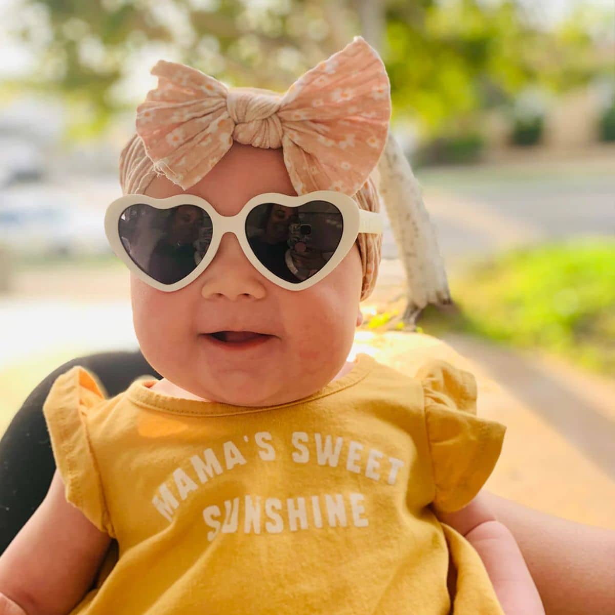 Ro.Sham.Bo Heart Baby Shades - Polarised - Ice White - Image 4
