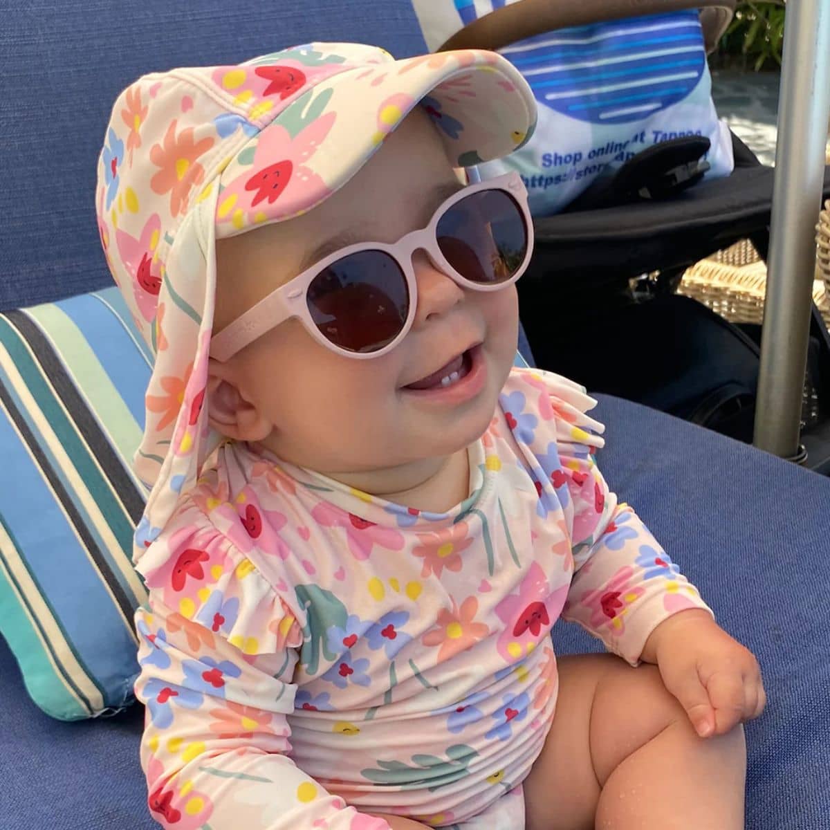 Ro.Sham.Bo Round Baby Shades - Polarised - Jem Blush Pink - Image 2