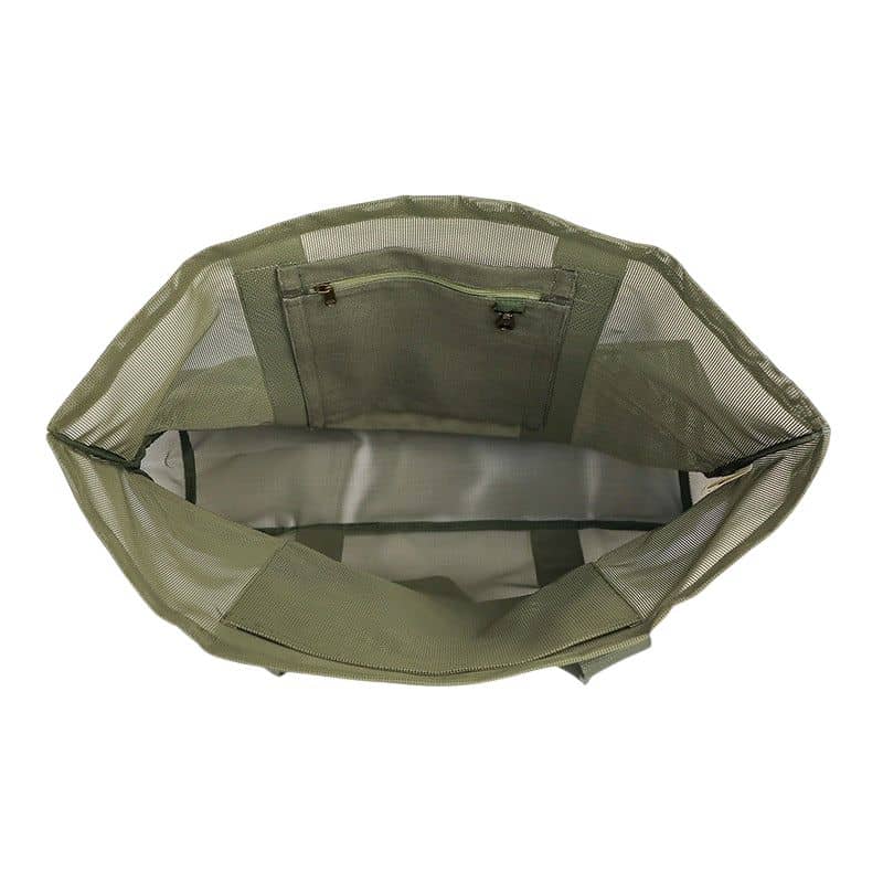 Sande Kids Beach Hauler - Mesh Beach Bag – Pandanus - Image 4