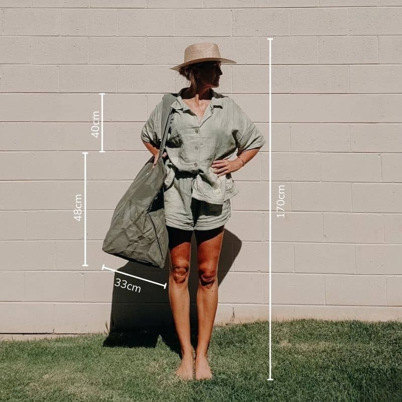 Sande Kids Beach Hauler - Mesh Beach Bag – Pandanus - Image 5