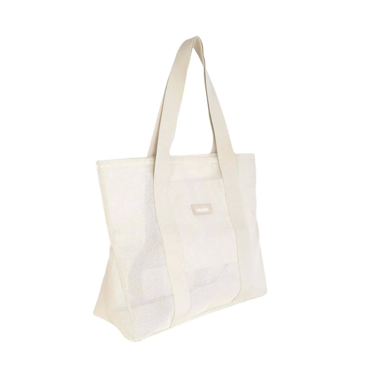 Sande Kids Beach Hauler - Mini Mesh Beach Bag – Sand - Image 3