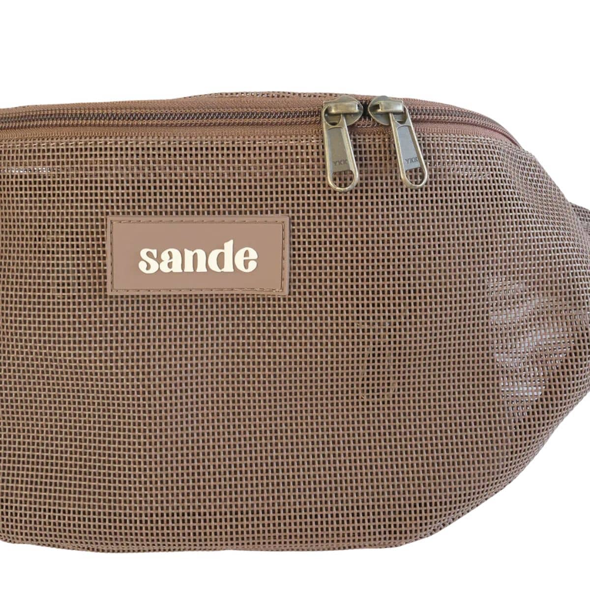 Sande Kids Essentials Mesh Crossbody Bag - Espresso - Image 7