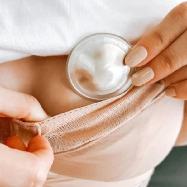 Silverette Silver Nursing Cups + O-Feel Ring - Image 2