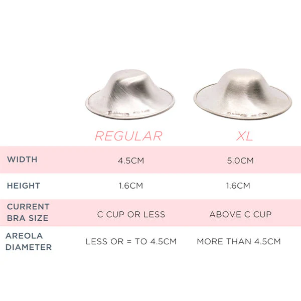 Silverette Silver Nursing Cups + O-Feel Ring - Image 5