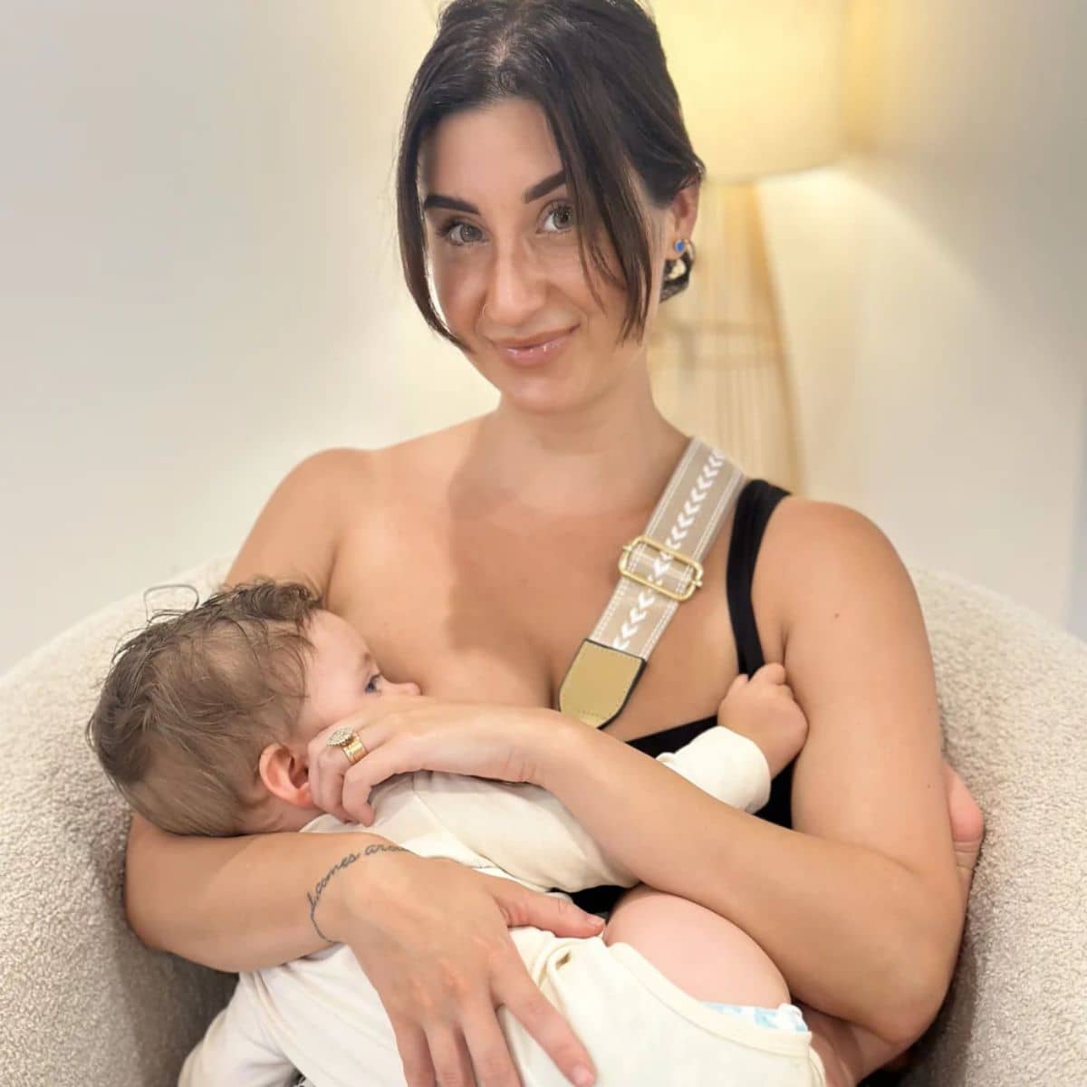 Simple Breastfeeding - Blissful Bond Boobie Pillow - Gold - Image 2