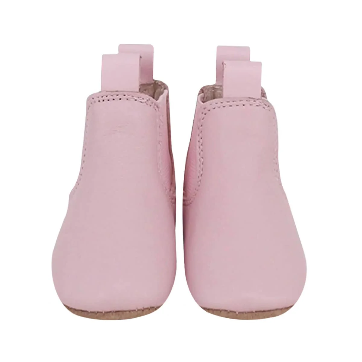 Skeanie Riding Style First/Pre Walker Leather Boots - Pink - Image 6