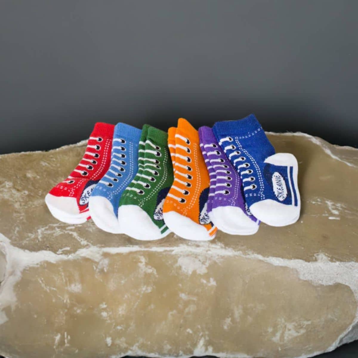Skeanie Six Pack Baby Socks - Sneakers - Image 3