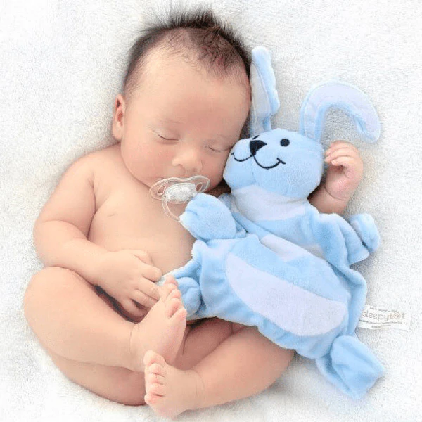 Sleepytot Baby Comforter - Bunny Blue - Image 3
