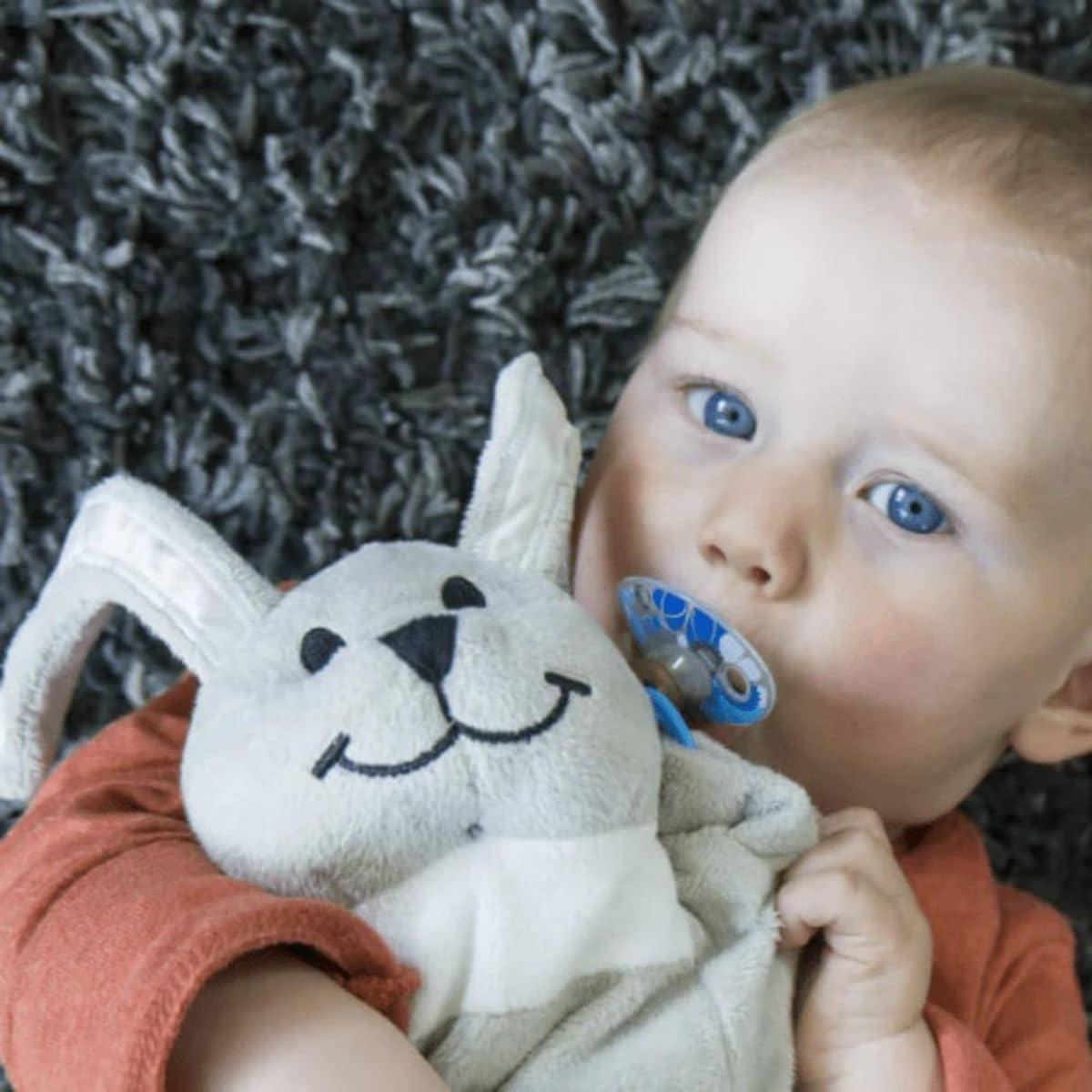 Sleepytot Baby Comforter - Bunny Grey - Image 3