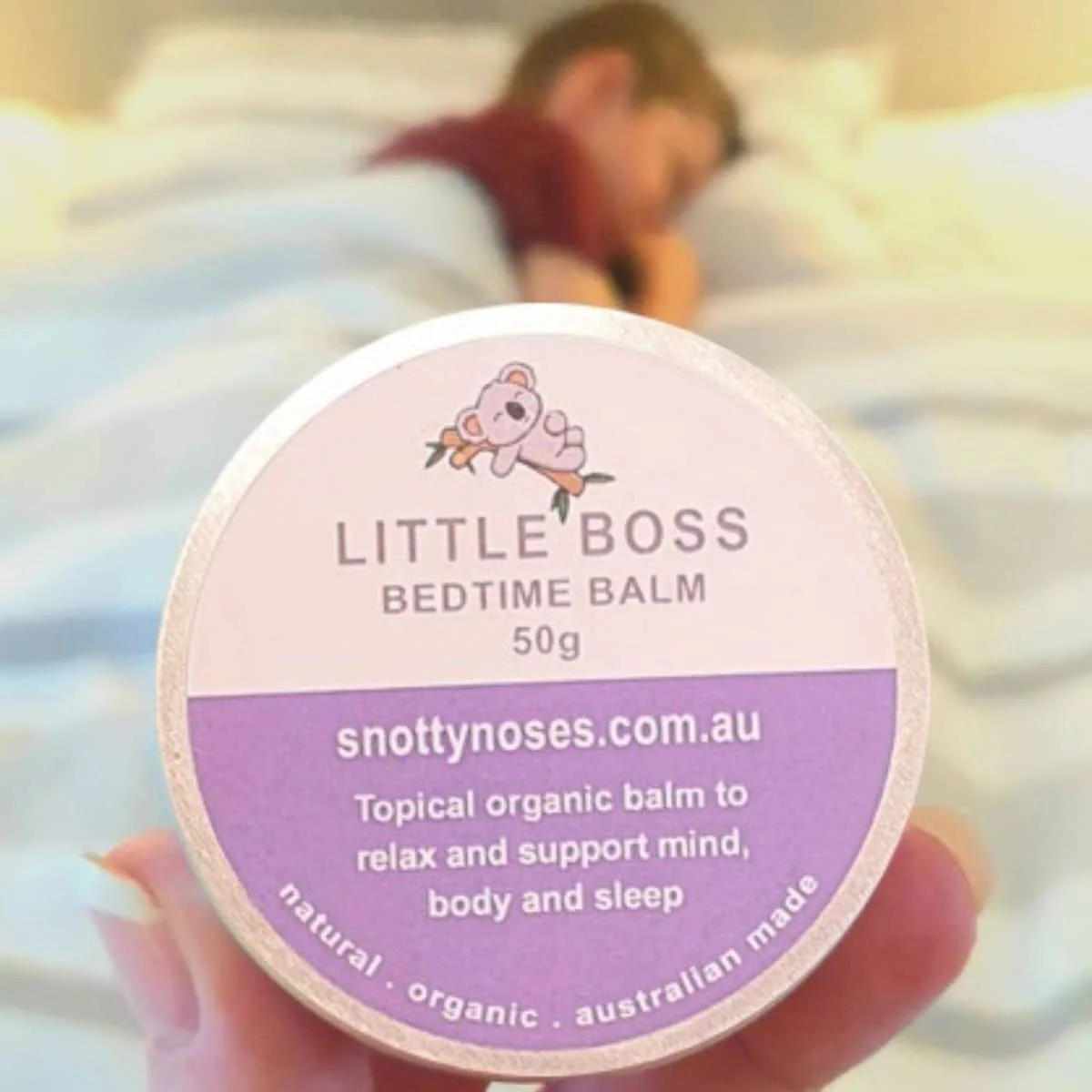 Snotty Noses Little Boss Organic Bedtime Balm - Image 3