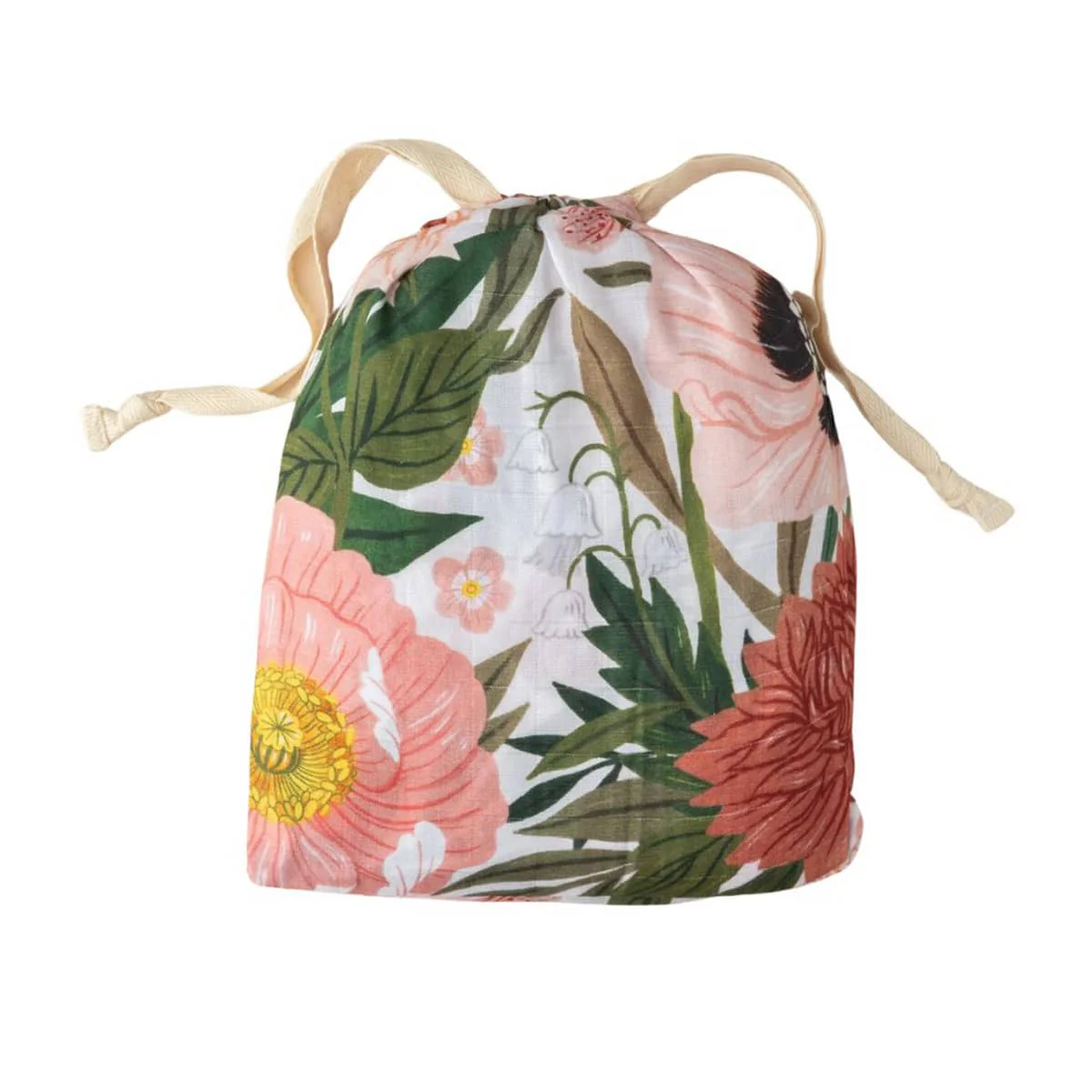 Snug as a Bub + Co Fitted Cot Sheet - Les Fleurs