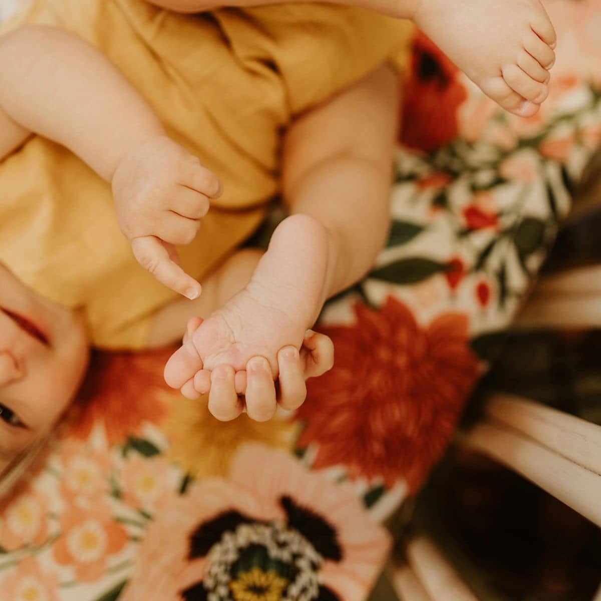 Snug as a Bub + Co Fitted Cot Sheet - Les Fleurs - Image 5