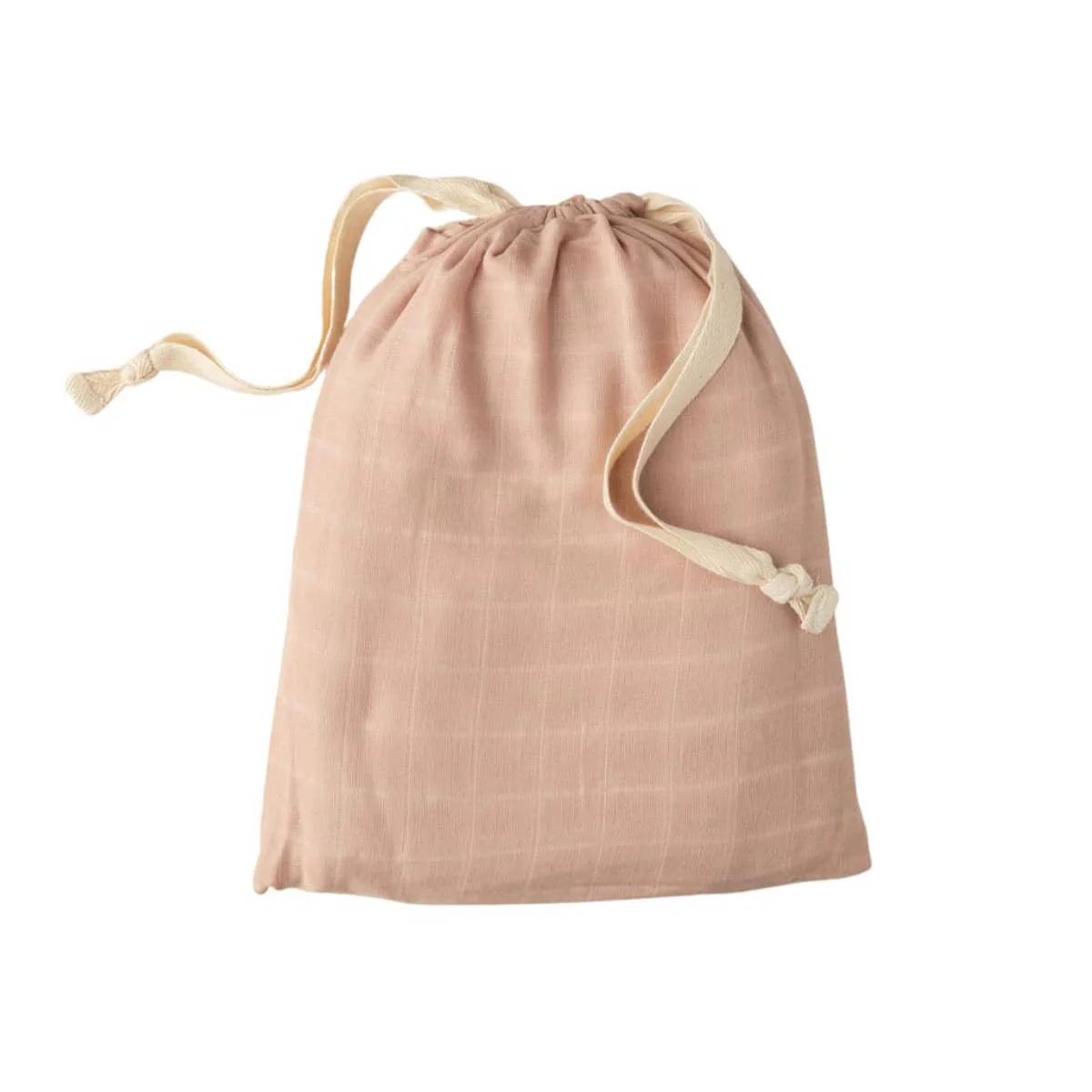 Snug as a Bub + Co Fitted Cot Sheet - Rose Clay