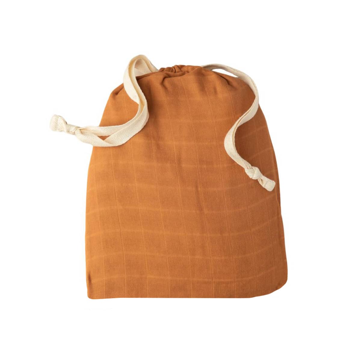 Snug as a Bub + Co Fitted Cot Sheet - Terracotta