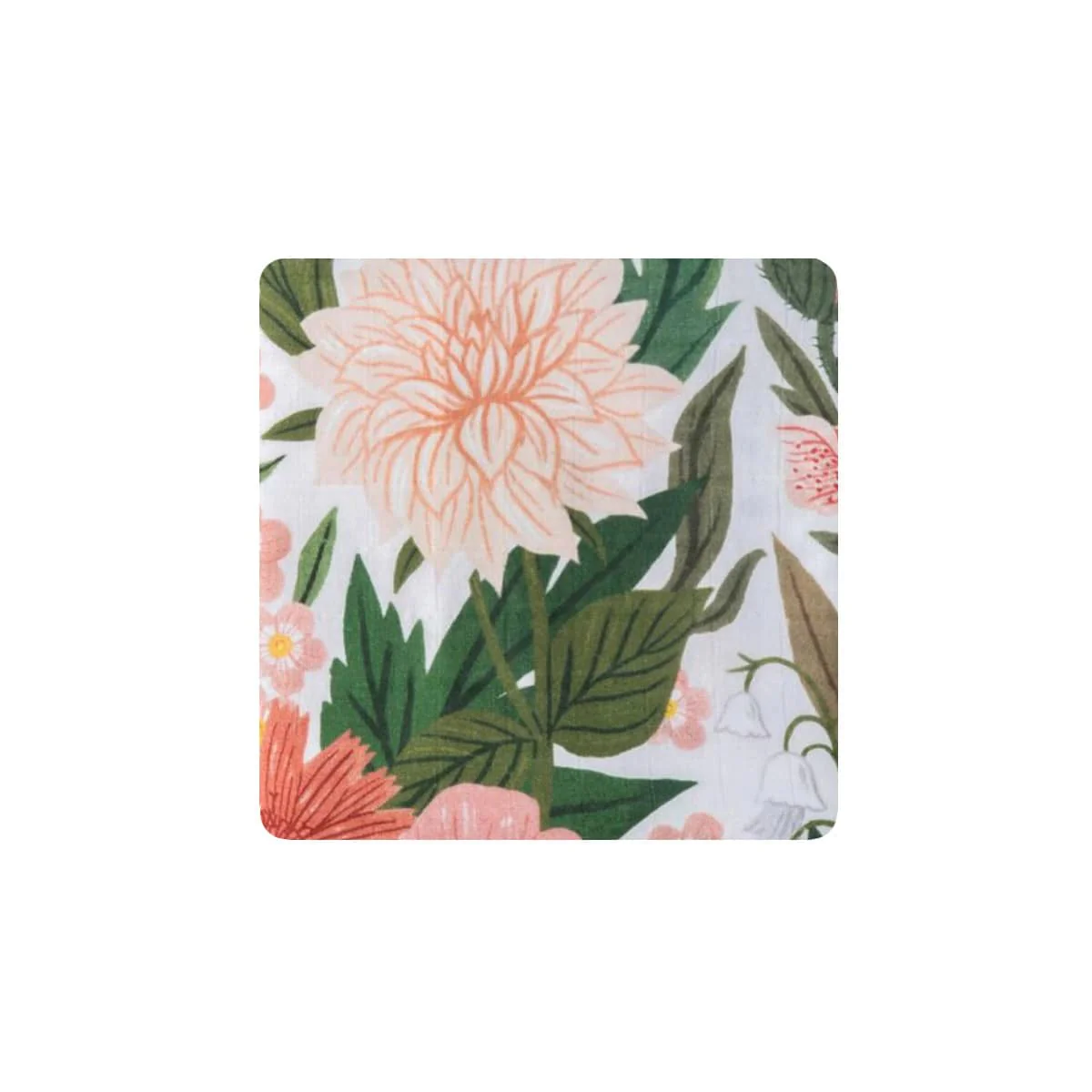 Snug as a Bub + Co Organic Cotton Muslin Swaddle - Les Fleurs