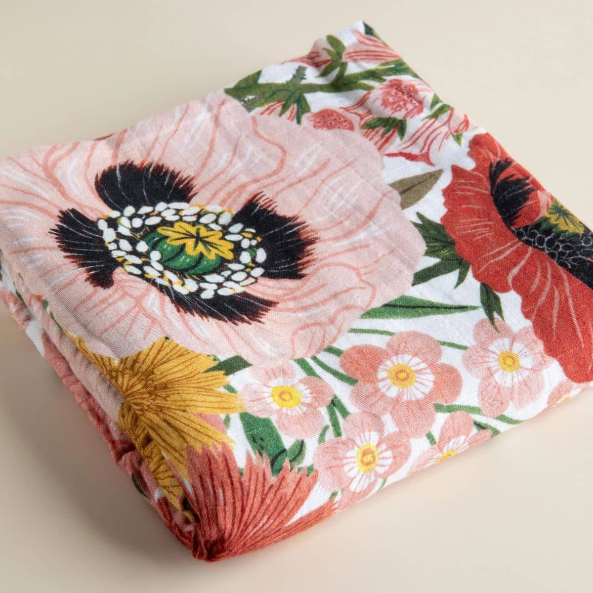 Snug as a Bub + Co Organic Cotton Muslin Swaddle - Les Fleurs - Image 7