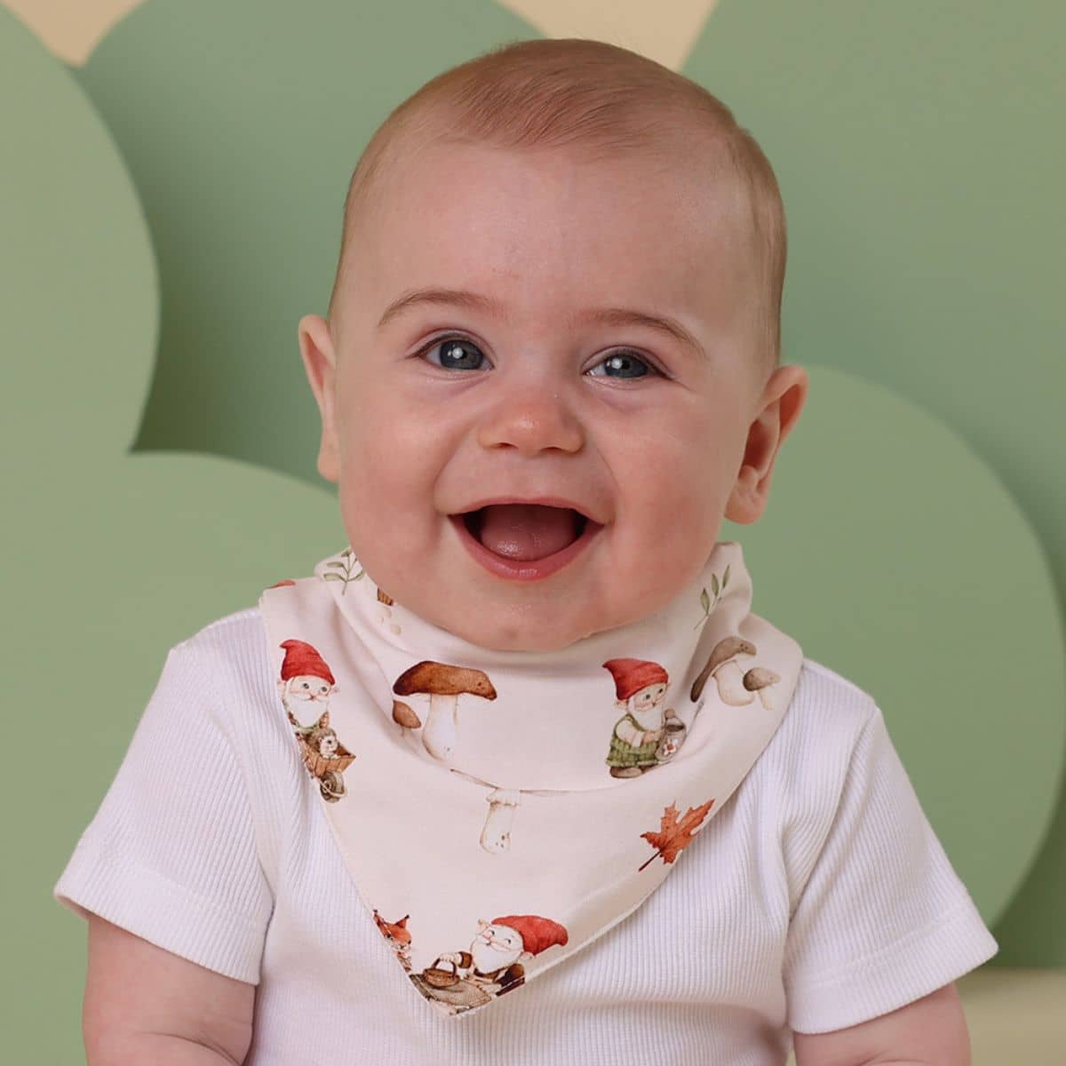 Snuggle Hunny Bandana Dribble Bib - Gnomes - Image 2