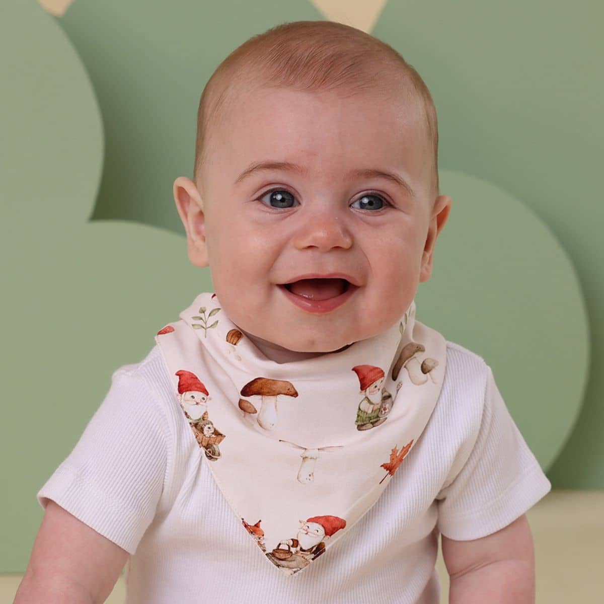 Snuggle Hunny Bandana Dribble Bib - Gnomes - Image 3