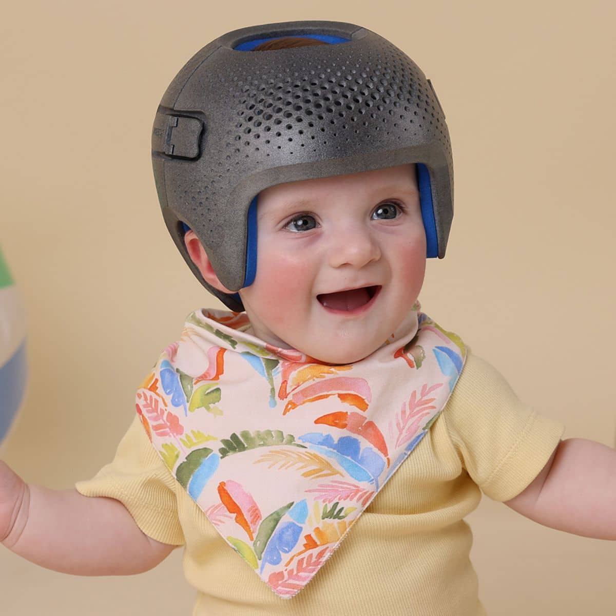 Snuggle Hunny Bandana Dribble Bib - Summer Palm - Image 2